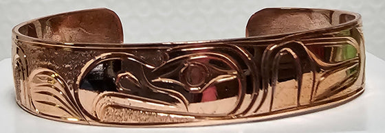 Eagle 1/2 Copper Bracelet by Paddy Seaweed