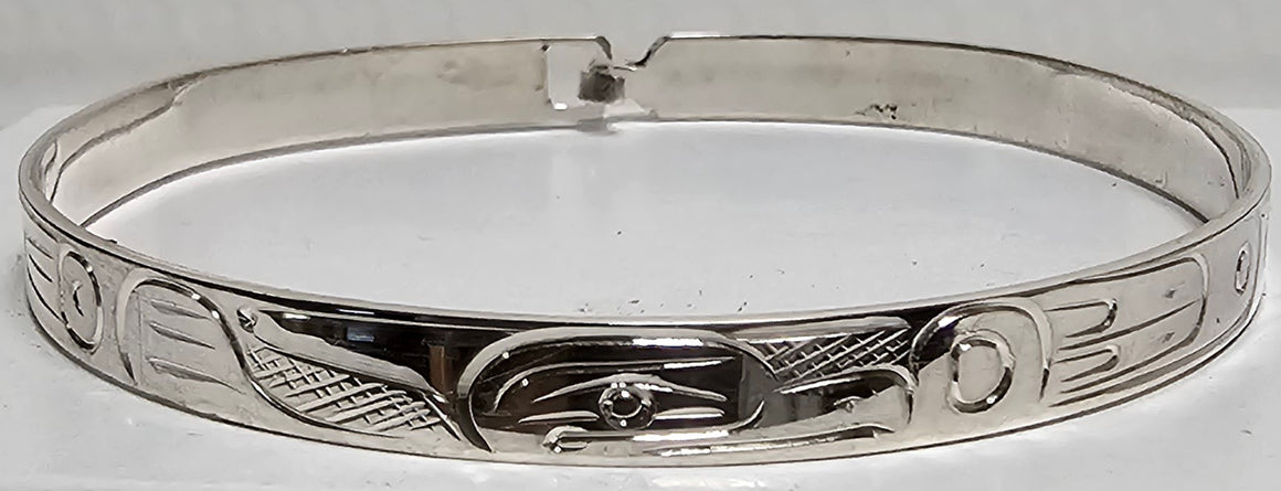 1/4" Thunderbird Bangle Bracelet by Graham Henry