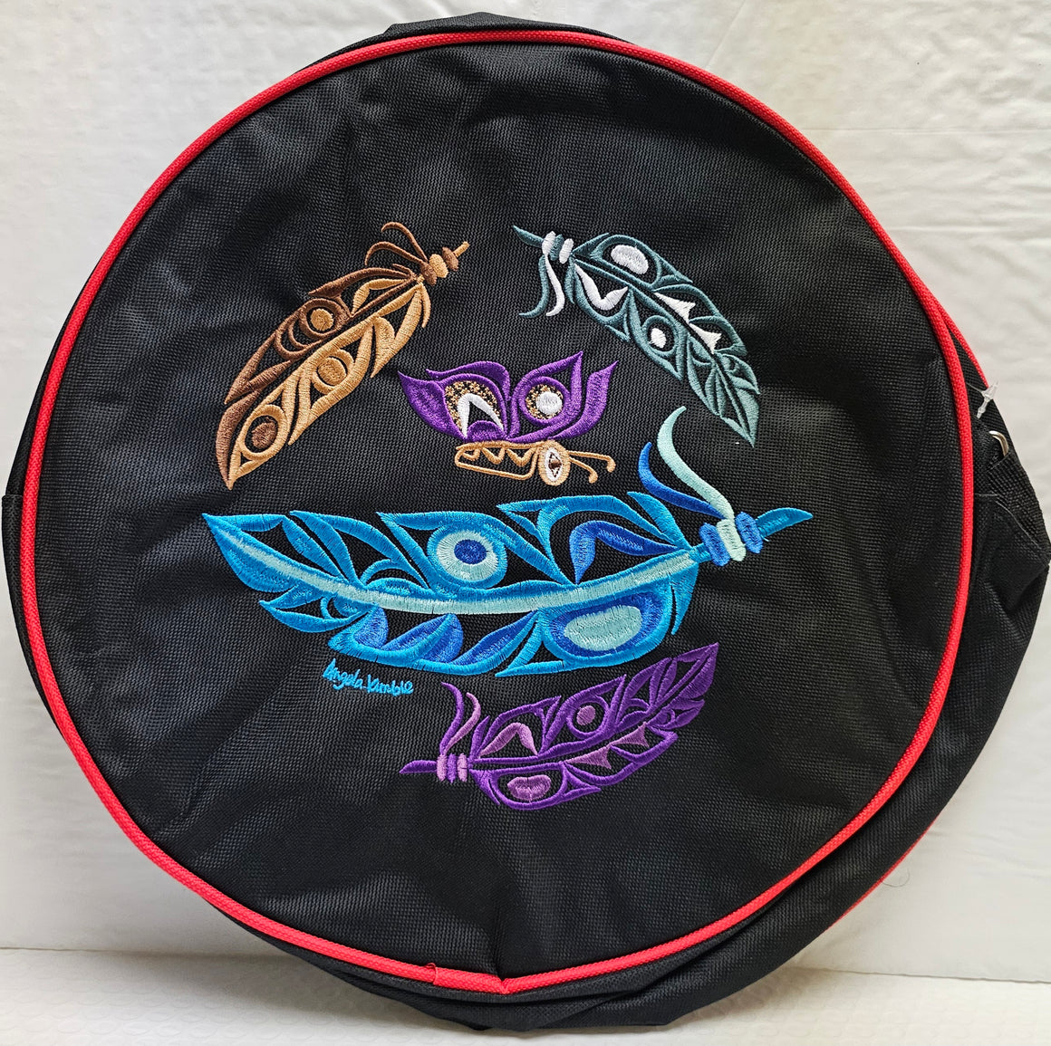 Butterfly & Feather 13" Drum Bag