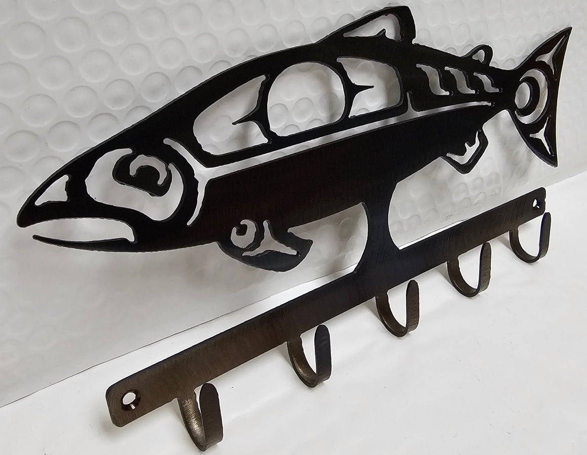 Blue Torch Salmon Coat Hook