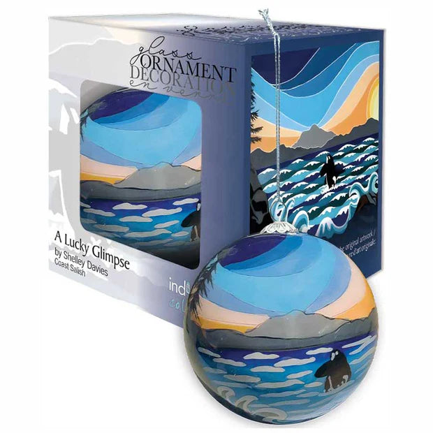 A Lucky Glimpse Glass Ornament