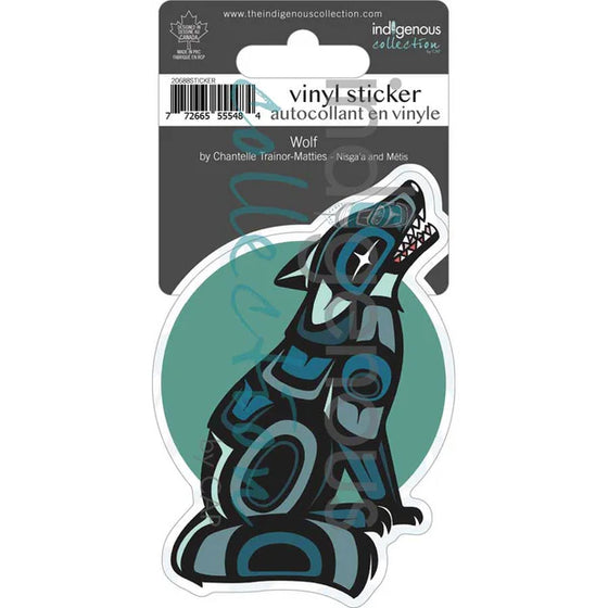 Wolf Vinyl Die-Cut Sticker