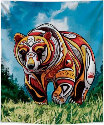 Spirit Bear Blanket