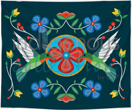 Hummingbirds Fleece Blanket