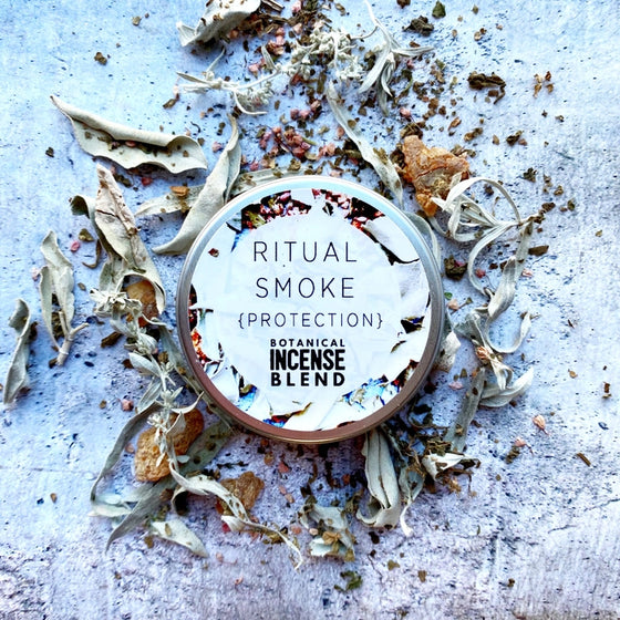 Ritual Smoke: Protection Incense with Herbs and Botanicals