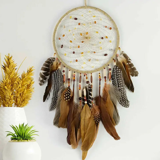 New 7 Spirit Feather Dream Catcher