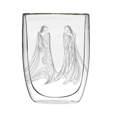 Friends Double Walled Glass Cup