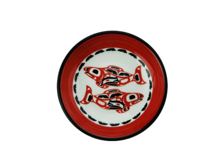 AJ Salmon Small Round Dish