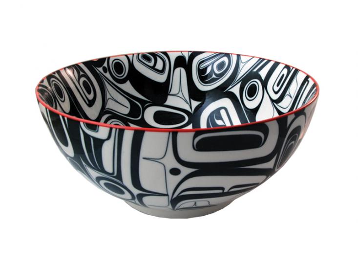 KR Raven Large Bowl Red/Black