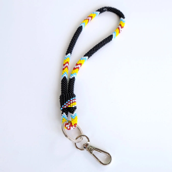 Beaded Wrist Lanyard 7”