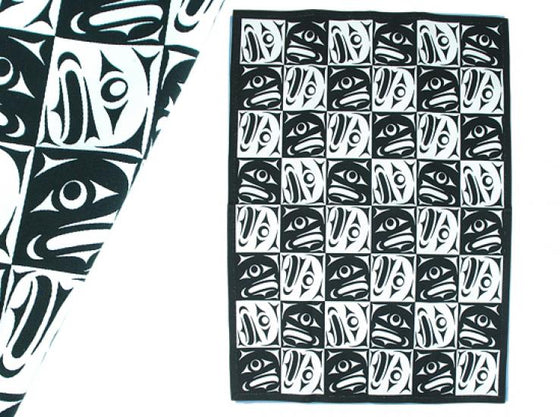 Salmon Tea Towel