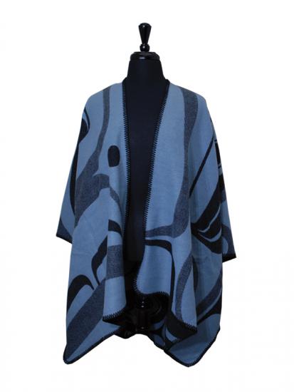 Kelly Robinson Raven Cape (Blue/Black)