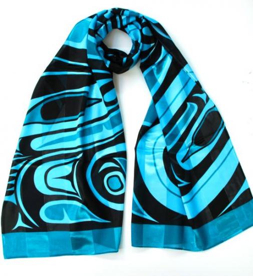 Wolf Poly Satin Scarves