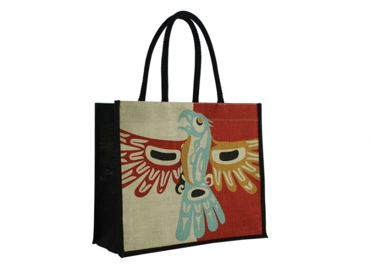 Bill Helin Eagle Jute Bag