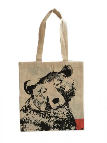 Grizzly Bear Cotton Shopping Bag