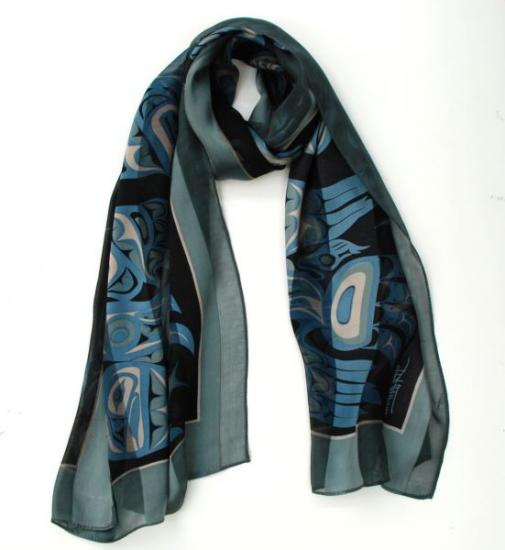 Raven Silk Scarves