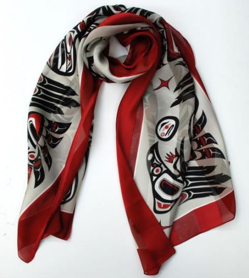 Raven Silk Scarves