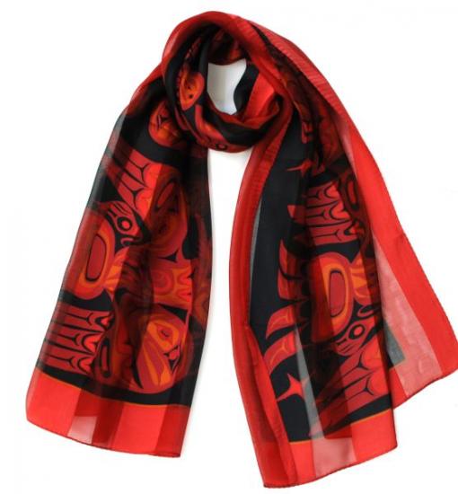 Raven Silk Scarves