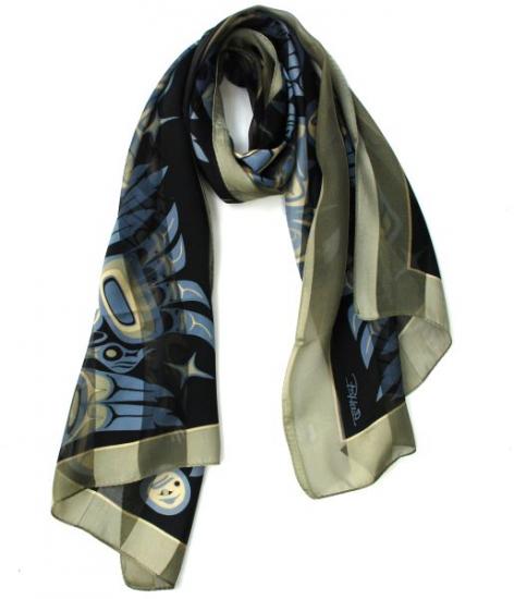 Raven Silk Scarves