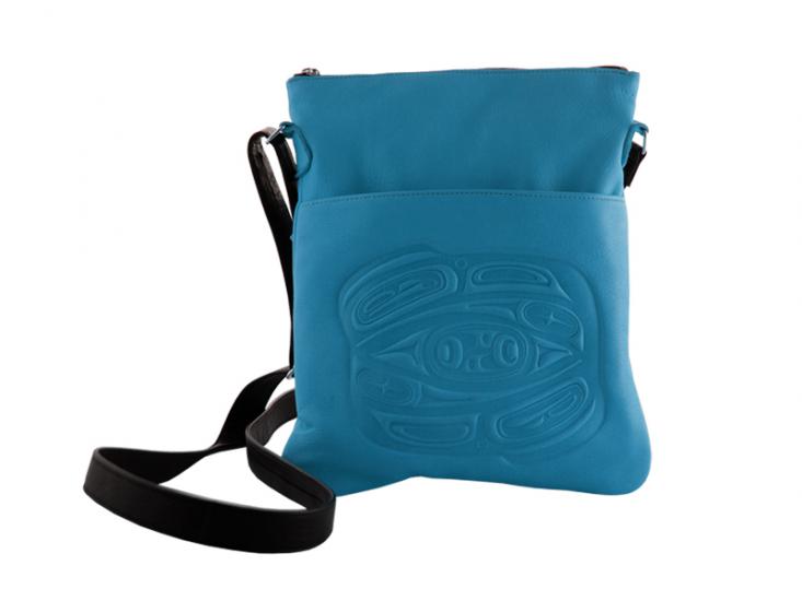 Raven Design Leather Embossed Solo Bag
