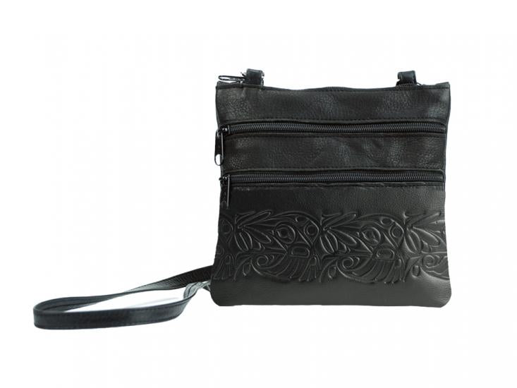 Hummingbird Embossed leather Journey Bag