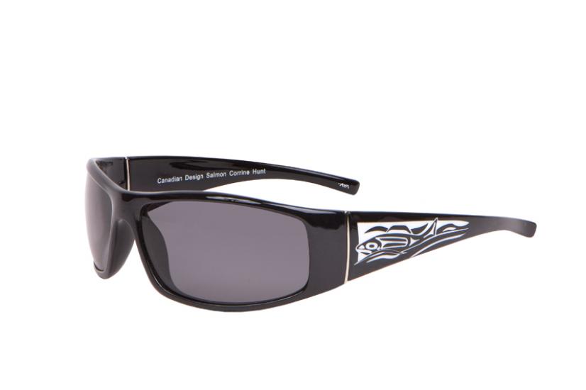 Liam Polarized Men's Sunglasses (Black/White)