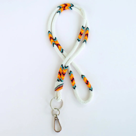 Beaded Wrap Lanyard 18"