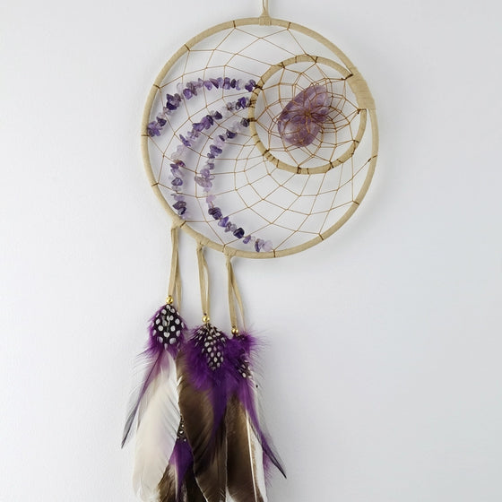 6" Woodlands Semi Precious Amethyst