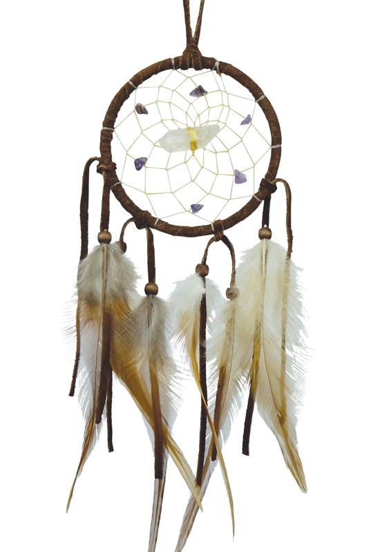 3" Brown Vision Seeker Dream Catchers