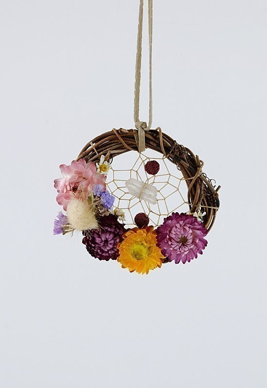 3" Botanical Twig Dream Catcher