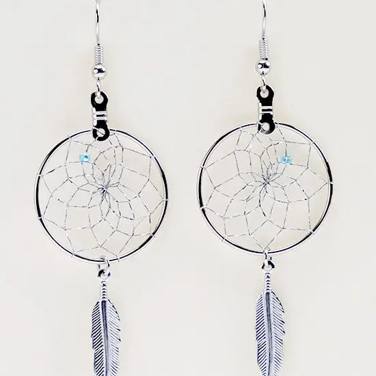 1" Dream Catcher Earrings