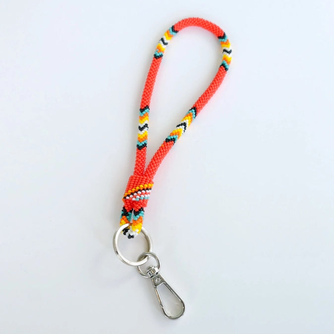 Beaded Wrist Lanyard 7”