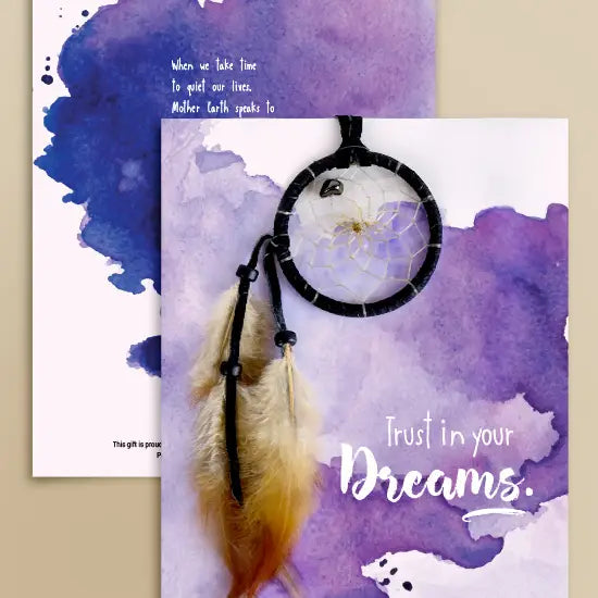 Greeting Card With Dream Catcher Dream