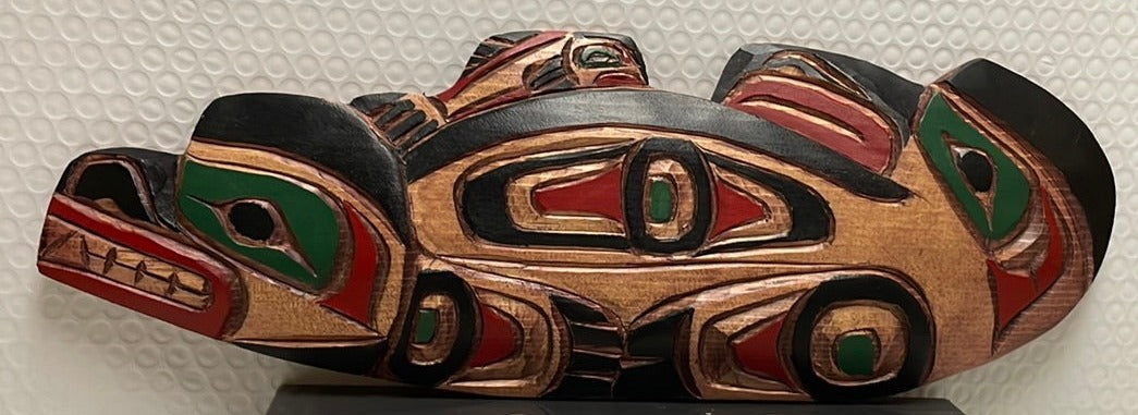 Seal, Raven and Salmon Carving