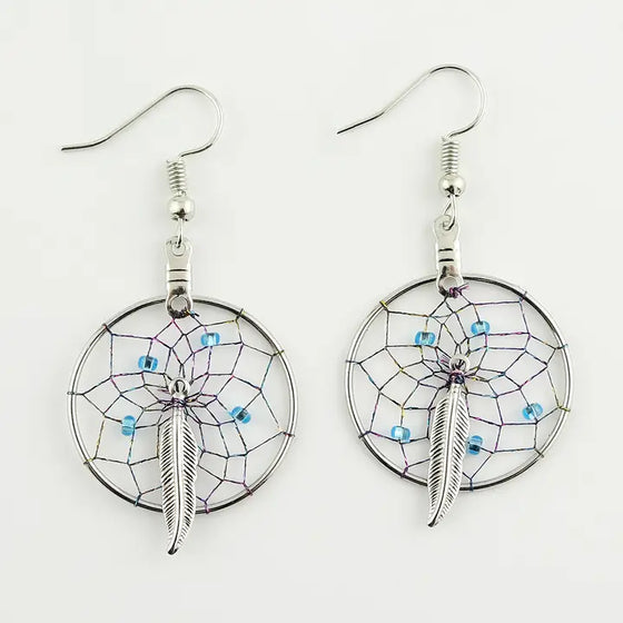 1" Dream Catcher Earrings
