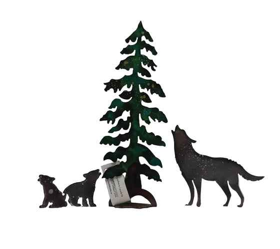 Wolf Family Display