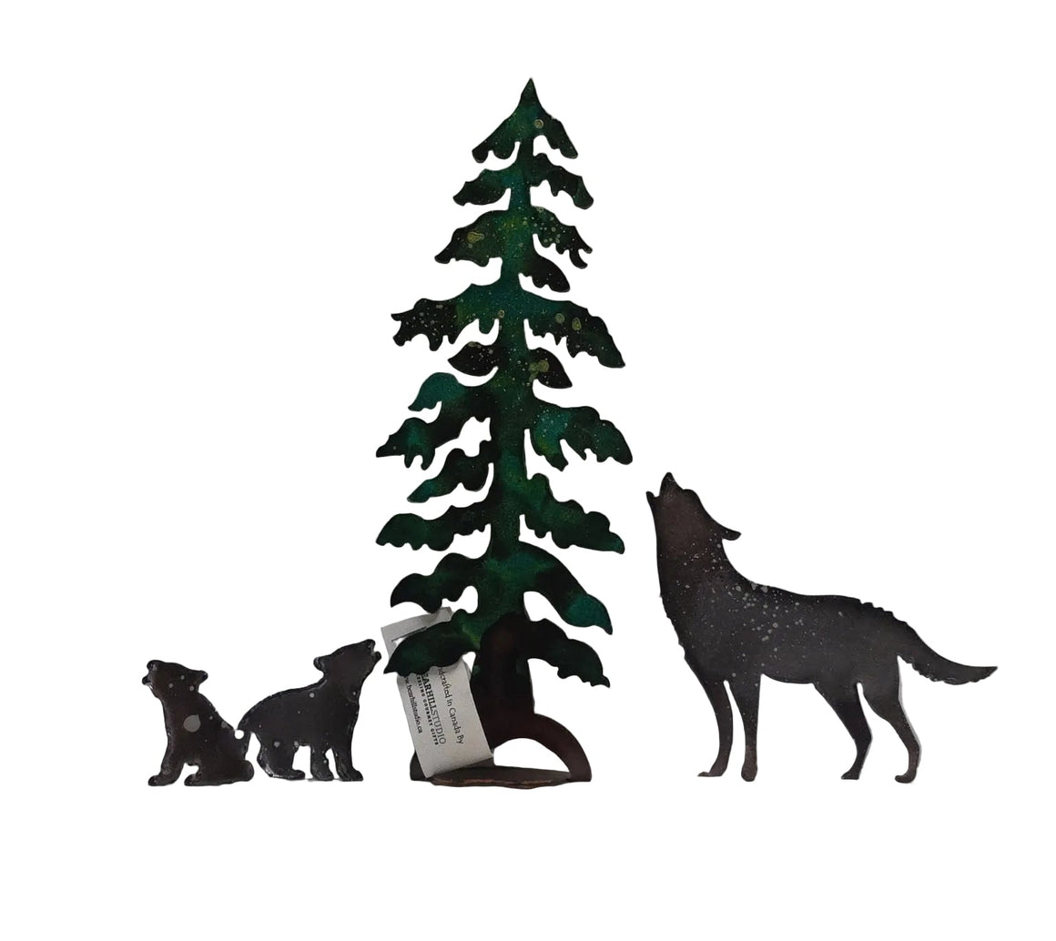 Wolf Family Display