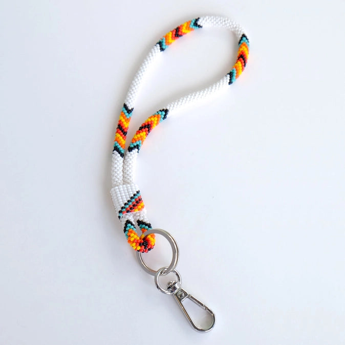 Beaded Wrist Lanyard 7”