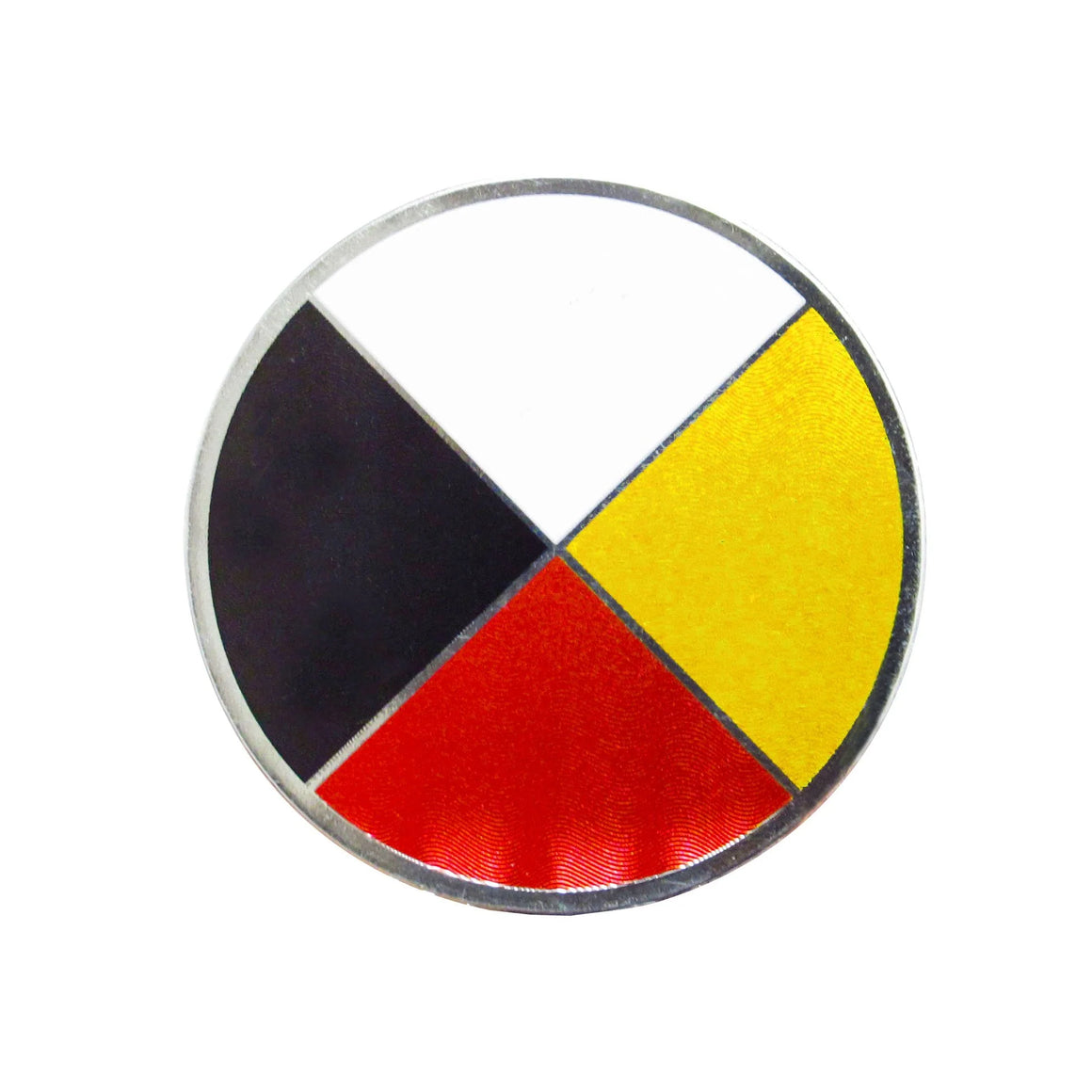 Medicine Wheel Metal Magnet