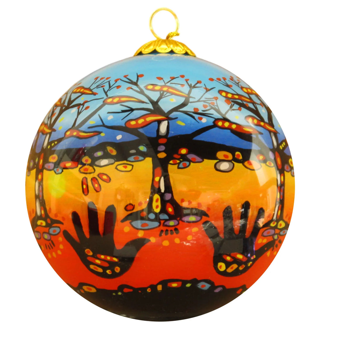 John Rombough Remember Glass Ornament