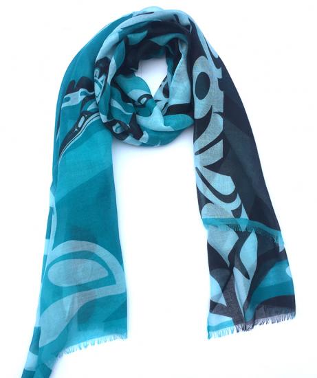 Hummingbird Poly Woven Shawl