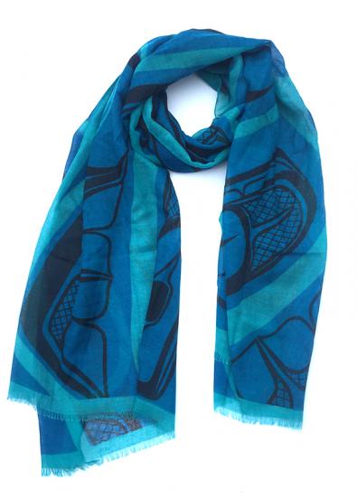 Frog Box Poly Woven Shawl Bill Helin