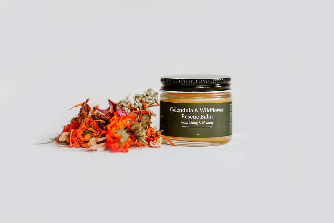 CALENDULA & WILDFLOWER RESCUE BALM | 2OZ