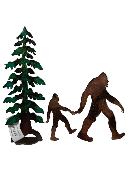 Sasquatch Family Display