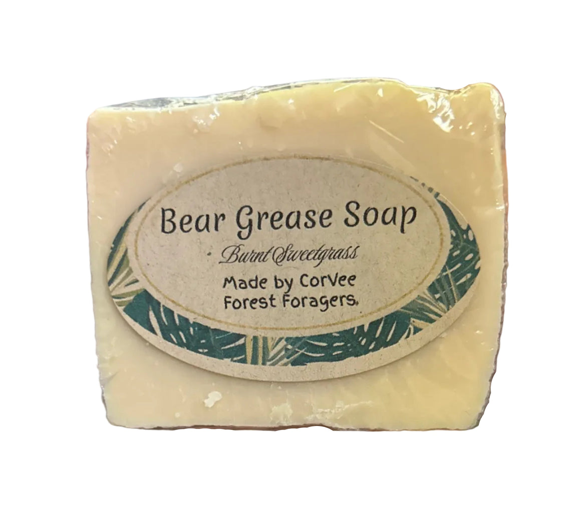 Burnt Sweetgrass Bear Grease Soap
