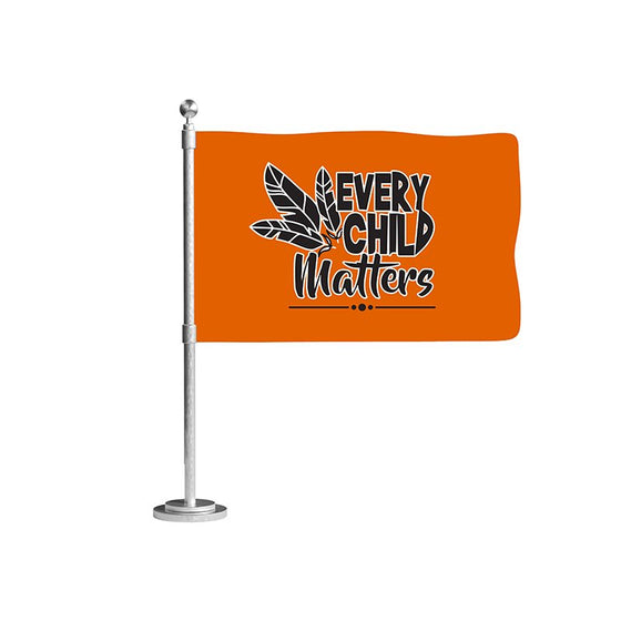 Every Child Matters Car Flag – Orange