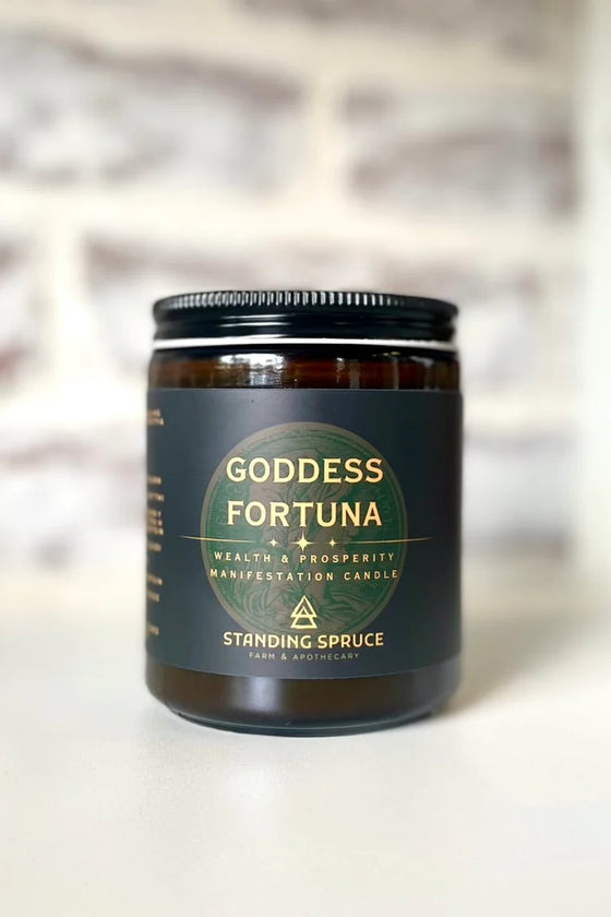 Spell Candle - Goddess Fortuna, Money Manifestation