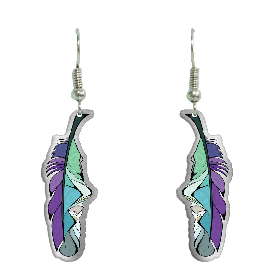 Michelle Stoney Healing feather Earrings