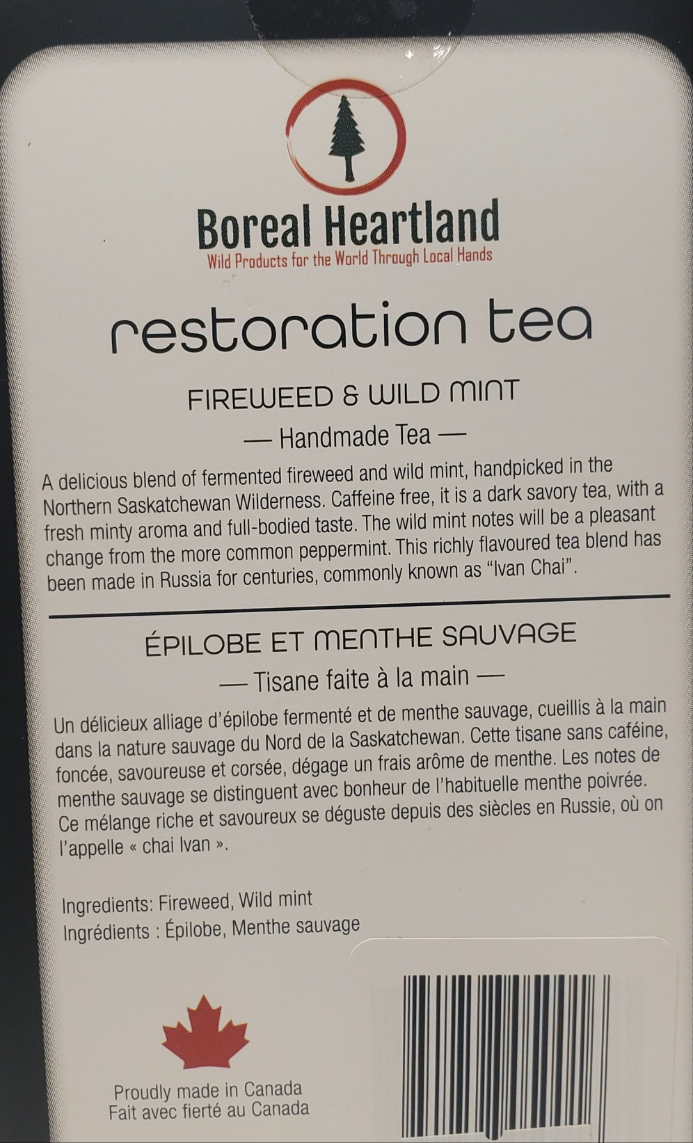 Boreal Heartland Restoration Tea