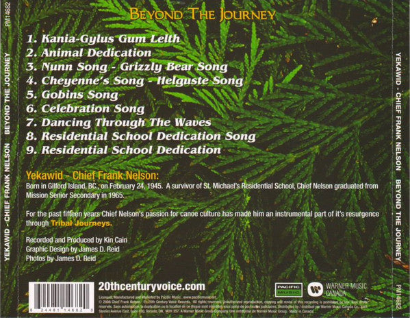 Yekawid - Chief Frank Nelson – Beyond The Journey CD